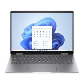 HP Envy x360 14-fc0789nz 2-in-1 nešiojamas kompiuteris | Intel Core Ultra 7 | 14 inch 2.8K OLED Touch | 32GB RAM | 1TB SSD | Windows 11 Home | Natural Silver
