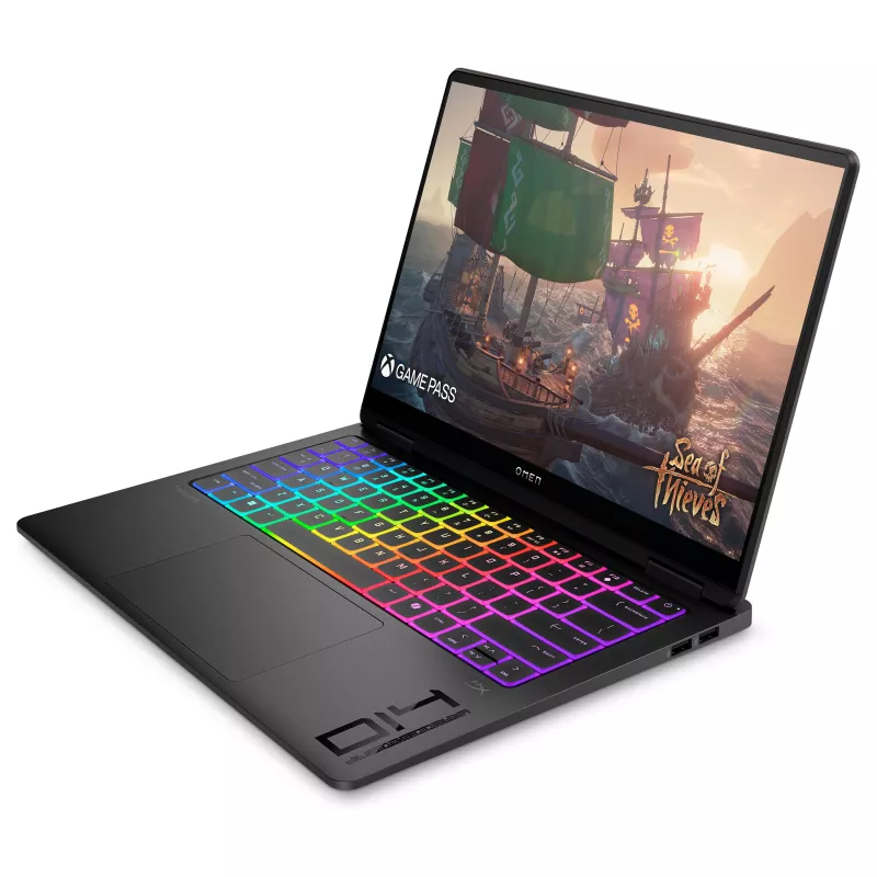 HP OMEN 14-fb1195ng žaidimų nešiojamas kompiuteris 14 inch 2.8K OLED 120Hz, Intel Core Ultra 9 285H, 32GB RAM, 2TB SSD, RTX 5070, Windows 11 Home