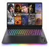 HP OMEN 16-ah1490ng žaidimų nešiojamasis kompiuteris, 16,1 inch QHD 165Hz, Intel Core 9 270HX, 32GB DDR5, 1TB SSD, RTX 5080, Windows 11 Home, vokiška klaviatūra