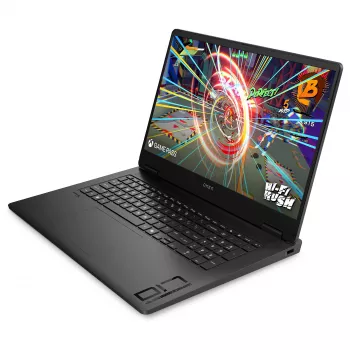 HP OMEN 17-db1077ng žaidimų nešiojamasis kompiuteris, 17,3 inch QHD 240Hz, AMD Ryzen AI 7 8845HS, 24GB DDR5, 1TB SSD, RTX 4060, Windows 11 Home