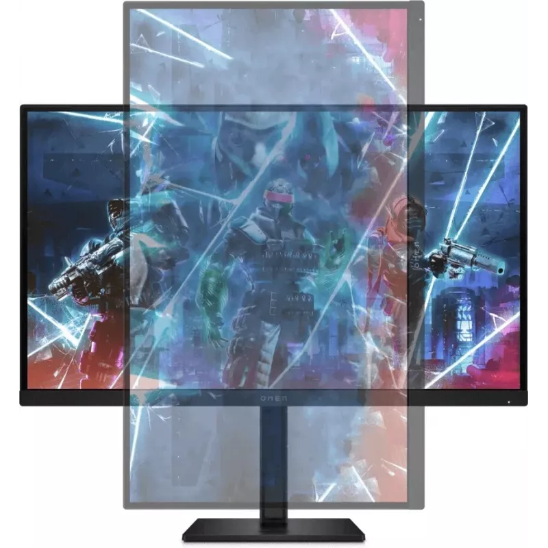 HP Omen 27 27 colių QHD IPS žaidimų monitorius, 240Hz, 1ms, HDR400, FreeSync Premium Pro, suderinamas su G-SYNC