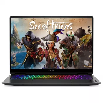 HP OMEN Transcend 14-fb1196ng žaidimų nešiojamasis kompiuteris, 14 colių 2.8K OLED 120Hz, Intel Core Ultra 9 285H, 32GB RAM, 2TB SSD, RTX 5070, Windows 11 Home, vokiška QWERTZ, Shadow Black
