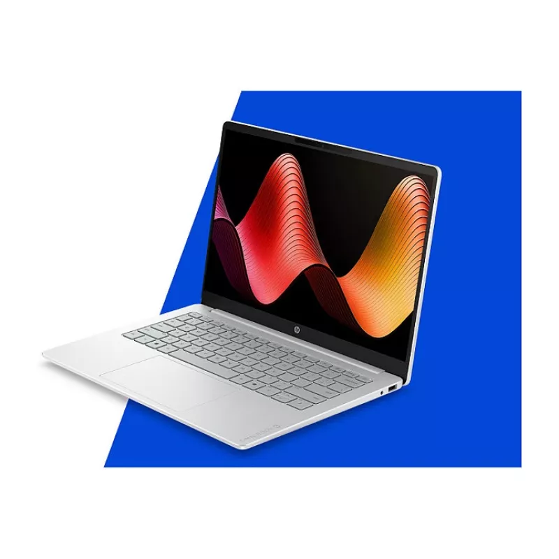 HP OmniBook 3 14-hy0130ng 14 inch FHD IPS nešiojamasis kompiuteris, AMD Ryzen 3 7320U, 8GB RAM, 512GB SSD, FreeDOS, Natural Silver