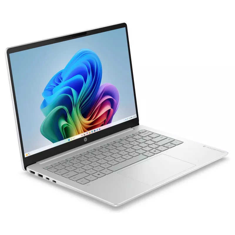 HP OmniBook 3 14-hz0351ngx Snapdragon X X1-26-100 16GB RAM 512GB SSD 14 inch Full HD nešiojamas kompiuteris Windows 11 Home - sidabrinis