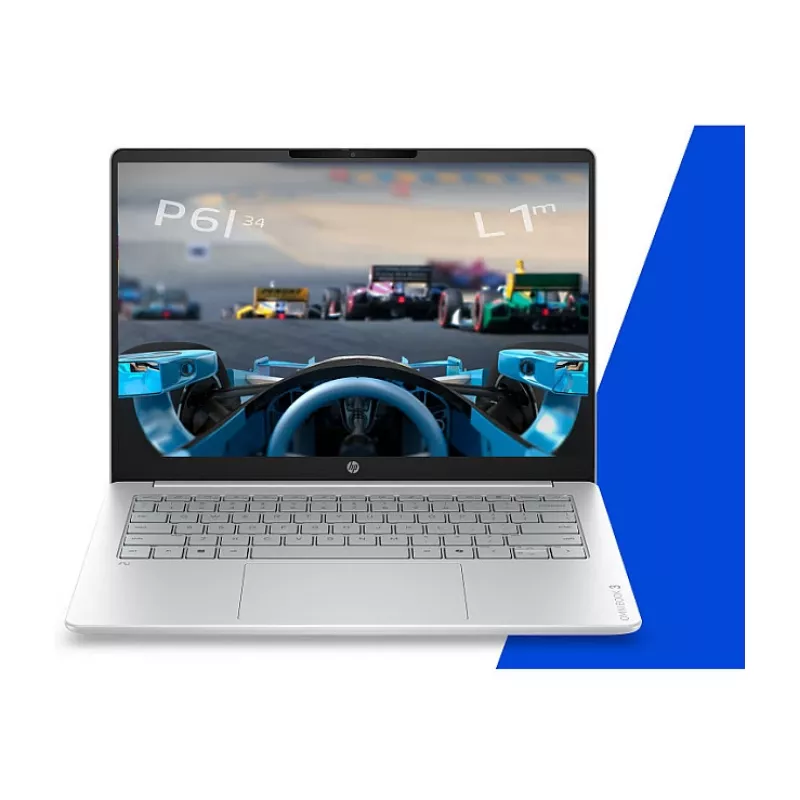 HP OmniBook 3 14-hz0351ngx Snapdragon X X1-26-100 16GB RAM 512GB SSD 14 inch Full HD nešiojamas kompiuteris Windows 11 Home - sidabrinis