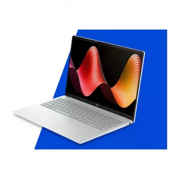 HP OmniBook 3 16-bu0055ngx 16 colių nešiojamasis kompiuteris, Intel Core Ultra 5 225U, 24GB DDR5 RAM, 512GB SSD, Windows 11 Home, sidabrinis