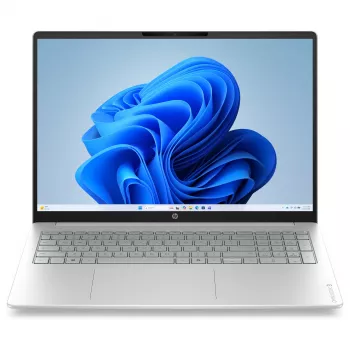 HP OmniBook 3 16-bu0131ng, 16 colių WUXGA IPS, Intel Core 3 100U, 8GB RAM, 512GB SSD, Windows 11 Home, Natural Silver