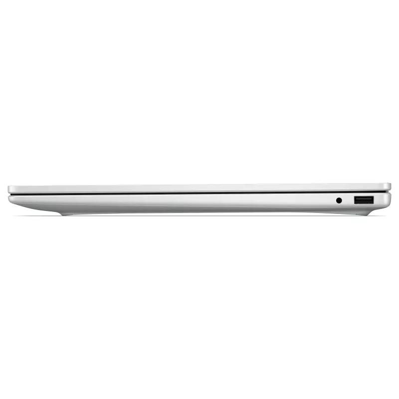 HP OmniBook 3 16-bu0150ng 16 colių WUXGA IPS nešiojamas kompiuteris, Intel Core 5 120U, 12GB RAM, 512GB SSD, FreeDOS, Natural Silver, vokiška klaviatūra