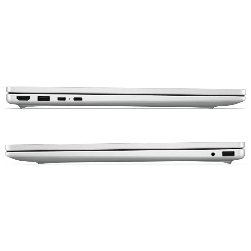 HP OmniBook 3 17.3 colio nešiojamasis kompiuteris, Intel Core Ultra 5 225U, 8 GB RAM, 256 GB SSD, Windows 11 Home, natūralaus sidabro spalvos