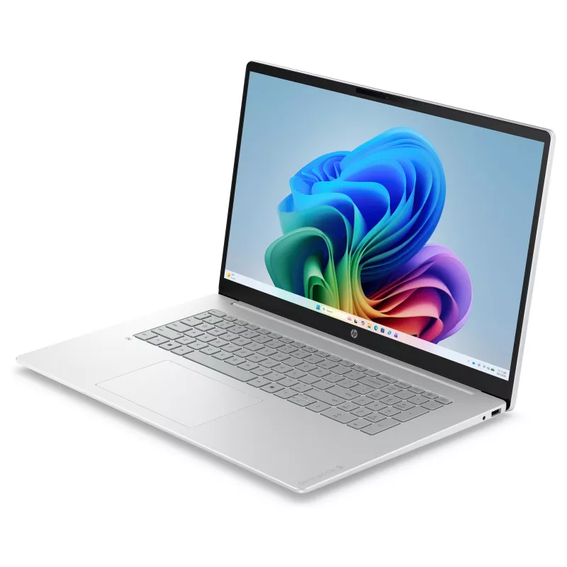 HP OmniBook 3 17.3 colio nešiojamasis kompiuteris, Intel Core Ultra 5 225U, 8 GB RAM, 256 GB SSD, Windows 11 Home, natūralaus sidabro spalvos