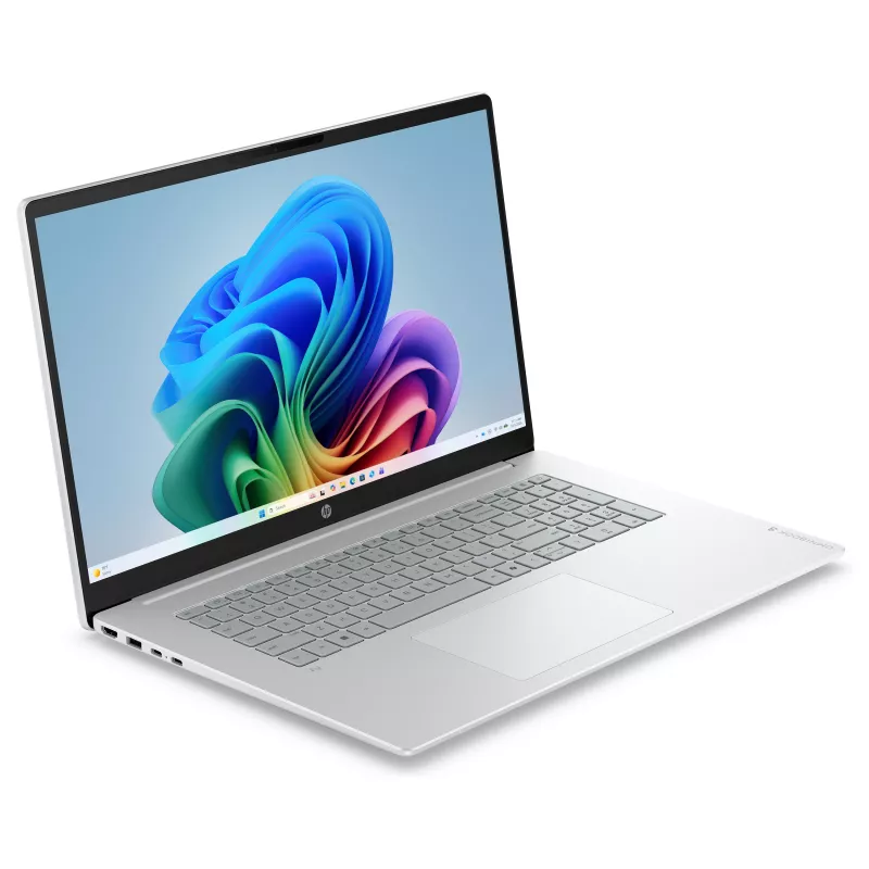 HP OmniBook 3 17.3 colio nešiojamasis kompiuteris, Intel Core Ultra 5 225U, 8 GB RAM, 256 GB SSD, Windows 11 Home, natūralaus sidabro spalvos