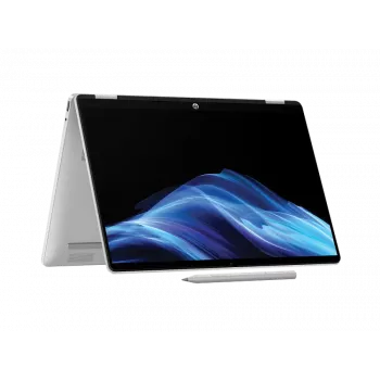 HP OmniBook 5 Flip 14-fp0001nx nešiojamas kompiuteris, Intel Core Ultra 7 150U, 16 GB RAM, 512 GB SSD, 14,0 inch WUXGA jutiklinis ekranas, Windows 11 Home, sidabrinis (atnaujinta prekė)