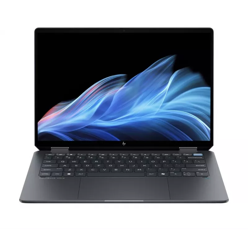 HP OmniBook Ultra Flip 14-fh0989nz 14 inch 3K OLED Touch 2-in-1 nešiojamasis kompiuteris - Intel Core Ultra 9 288V, 32GB RAM, 1TB SSD, Windows 11 Home, juoda