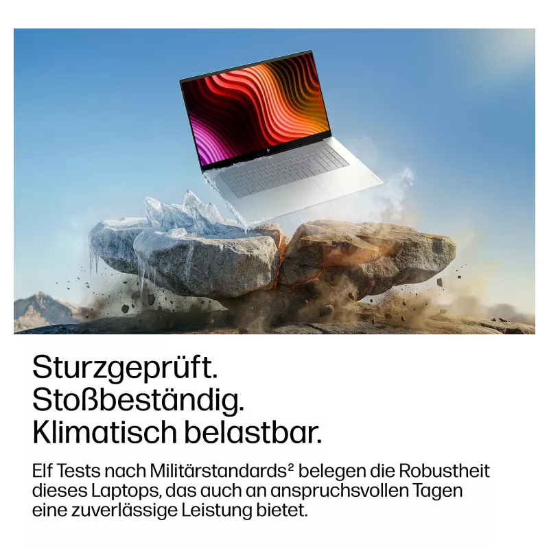 HP OmniBook X 17-de0473ngx Snapdragon X Elite X7-358H 32GB 1TB SSD Windows 11 Home natūralaus sidabro spalvos