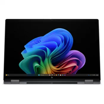 HP OmniBook X Flip 16-cb0471ngx 2-in-1 nešiojamas kompiuteris, Intel Core Ultra 7 355, 24GB RAM, 512GB SSD, 16 inch QHD+ jutiklinis ekranas, Windows 11 Home, vokiška klaviatūra