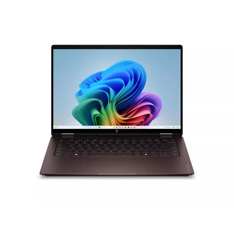 HP OmniBook X Flip AI x360 14 colių 2K jutiklinis nešiojamas kompiuteris, AMD Ryzen AI 5 430, 16GB LPDDR5X, 512GB PCIe SSD, AMD Radeon 840M Graphics, Windows 11 Home, 1 metų garantija