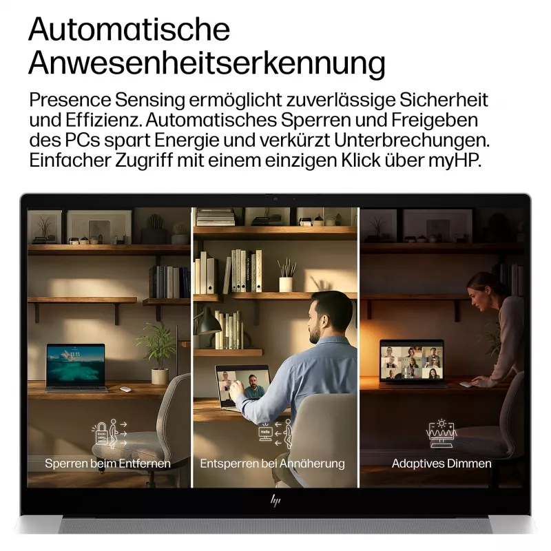 HP OmniBook X Next Gen AI 17-de0076ngx nešiojamasis kompiuteris, 17.3 colio, Intel Core Ultra 7 355, 24GB RAM, 1TB SSD, Windows 11 Home
