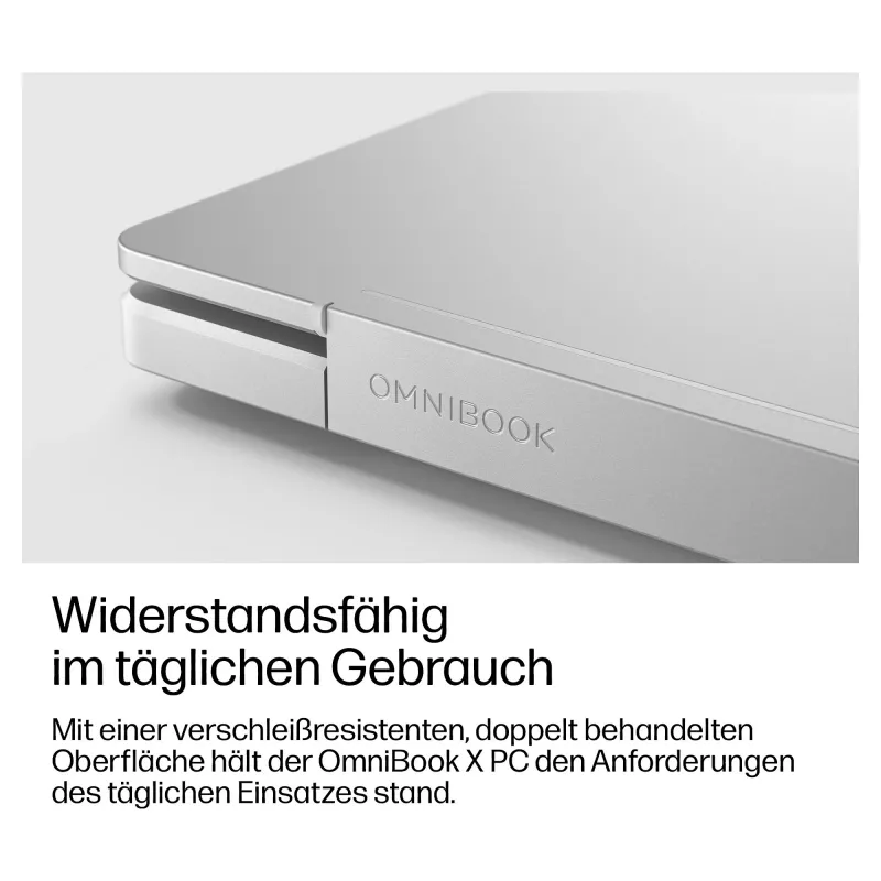 HP OmniBook X Next Gen AI 17-de0076ngx nešiojamasis kompiuteris, 17.3 colio, Intel Core Ultra 7 355, 24GB RAM, 1TB SSD, Windows 11 Home