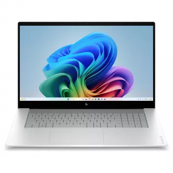 HP OmniBook X Next Gen AI 17-de0076ngx, Intel Core Ultra 7 155H, 24GB RAM, 1TB SSD, 17,3 colio QHD, Windows 11 Home, natūralaus sidabro spalvos, vokiška klaviatūra