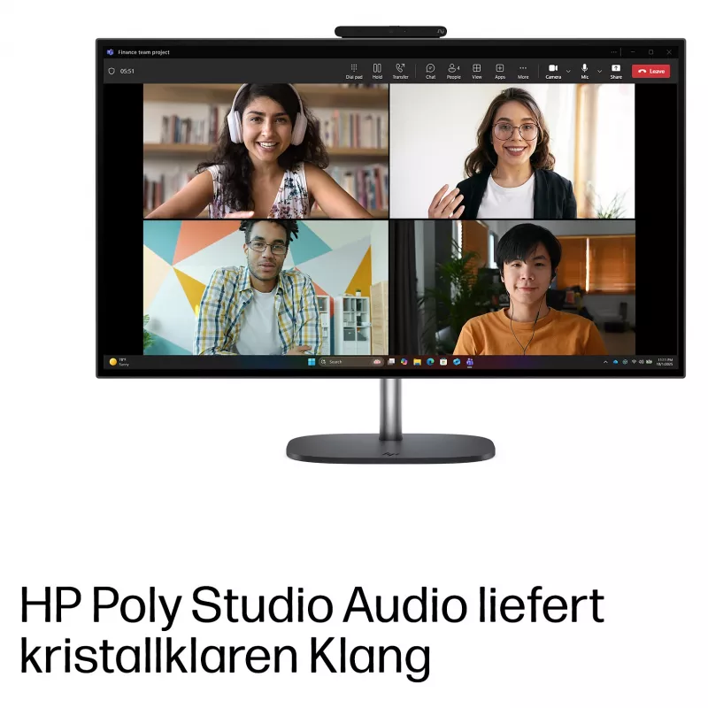 HP OmniStudio X 27-cx0475ng All-in-One kompiuteris, 27 colių QHD jutiklinis ekranas, Intel Core Ultra 7, 24GB RAM, 1TB SSD, RTX 5050, Windows 11 Home