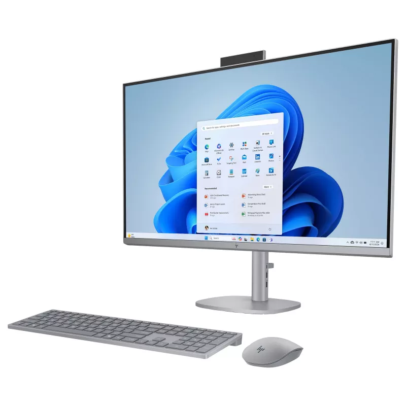HP OmniStudio X All-in-One 32-c0077ng, sidabrinis, Windows 11 Home