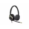 HP Poly Mission 825 Stereo USB Wired Headset su aktyviu triukšmo slopinimu, juoda, sertifikuota Microsoft Teams, Zoom, Google Meet, Works With Chromebook
