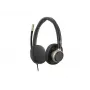 HP Poly Mission 825 Stereo USB Wired Headset su aktyviu triukšmo slopinimu, juoda, sertifikuota Microsoft Teams, Zoom, Google Meet, Works With Chromebook