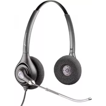 HP POLY Plantronics SupraPlus H261H binauralinės plačiajuostės laidinės ausinės su triukšmą slopinančiu mikrofonu (87129-02)