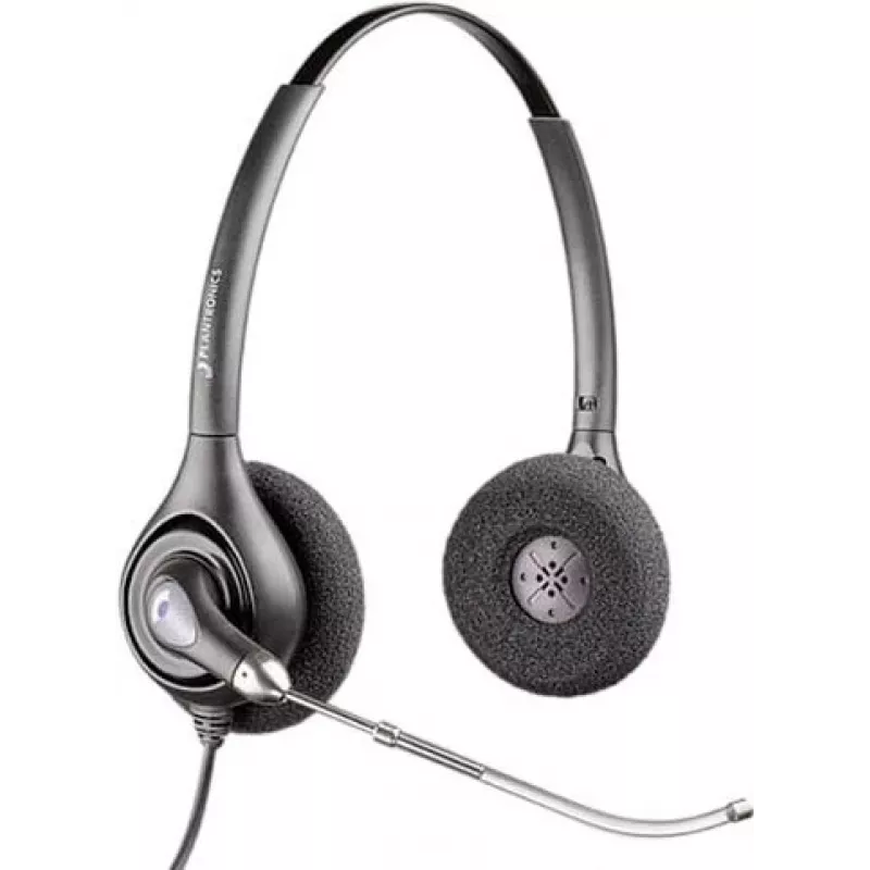 HP POLY Plantronics SupraPlus H261H binauralinės plačiajuostės laidinės ausinės su triukšmą slopinančiu mikrofonu (87129-02)