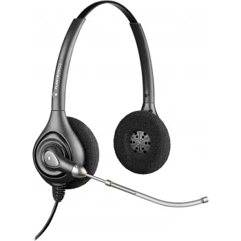 HP POLY Plantronics SupraPlus H261H binauralinės plačiajuostės laidinės ausinės su triukšmą slopinančiu mikrofonu (87129-02)