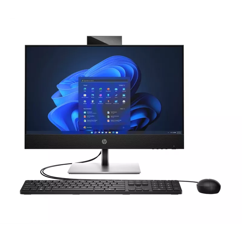 HP ProOne 440 G9 23,8 colio All-in-One kompiuteris - Intel Core i5-13500T, 16GB DDR4, 512GB SSD, Windows 11 Pro, 5MP kamera, klaviatūra ir pelė