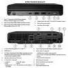 HP Renewed Elite Mini 800 G9 stalinis kompiuteris - Intel Core i5-12500T, 16 GB RAM, 256 GB SSD, Intel UHD Graphics 770, Windows 11 Pro