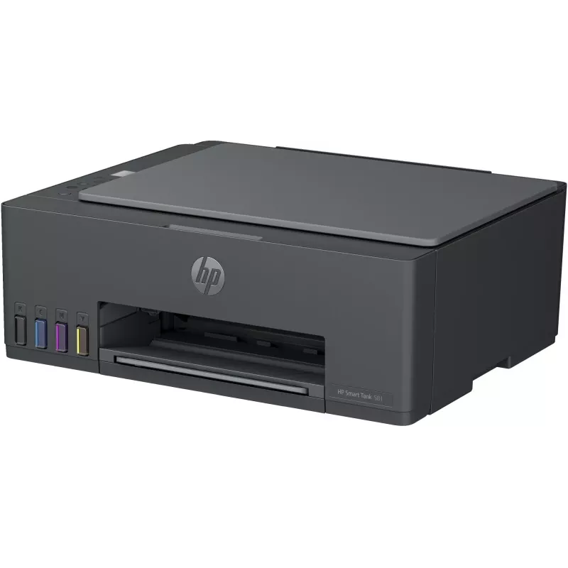 HP Smart Tank 581 Daugiafunkcis rašalinis spausdintuvas – spausdinimas, skenavimas, kopijavimas, A4, 12 ppm, USB, Wi-Fi, Bluetooth