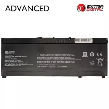 HP SR03XL pakaitinė nešiojamojo kompiuterio baterija 4380mAh 11.55V Li-ion 3 celių, skirta Pavilion Gaming 15-cx/dk ir Omen 15-dc - juoda