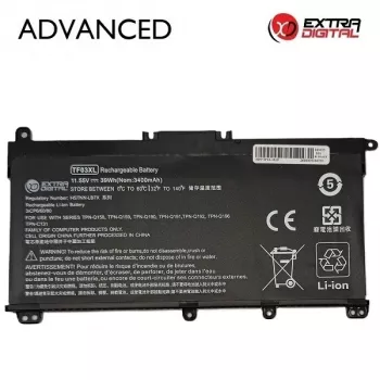 HP TF03XL suderinama nešiojamojo kompiuterio baterija 11.55V 3400mAh - Extra Digital Advanced NB461394