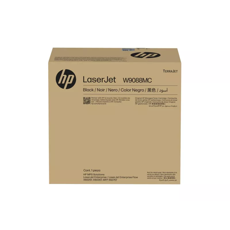 HP W9088MC juodas valdomas „LaserJet“ kasečių toneris