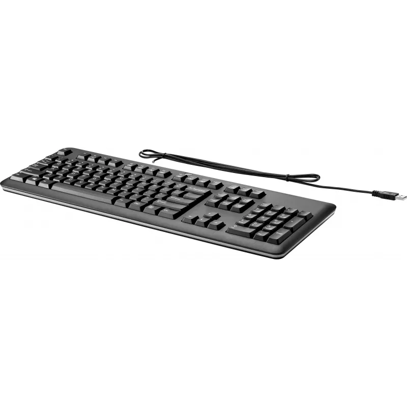 HP Wired USB Keyboard - French AZERTY Layout - Black