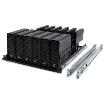 HP Z2 Mini G9 Rail Rack Kit - 1U slankiojo tipo tvirtinimo rinkinys be įrankių mini darbo stotims