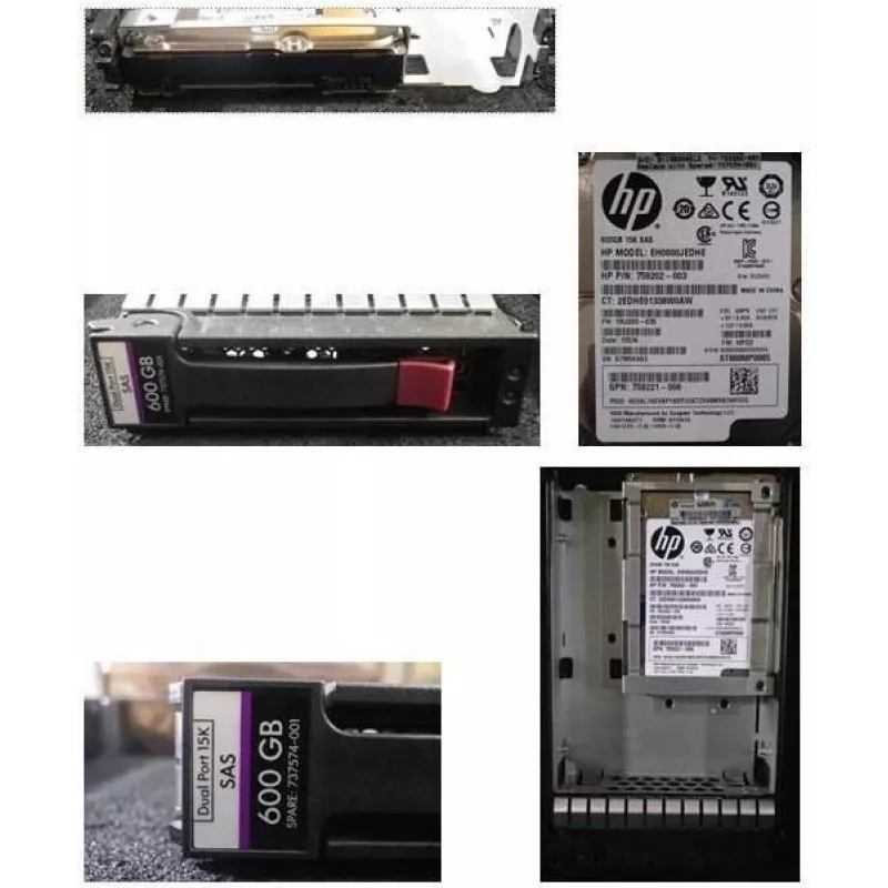 HPE 600GB 3,5 inch 15K SAS 12Gb/s įmonės klasės kietasis diskas (737574-001)