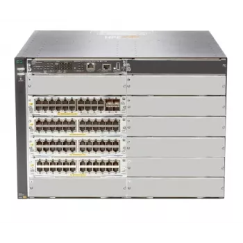 HPE Aruba 5412R 92GT PoE+ / 4SFP+ (be maitinimo šaltinio) v3 zl2 valdomas jungiklis