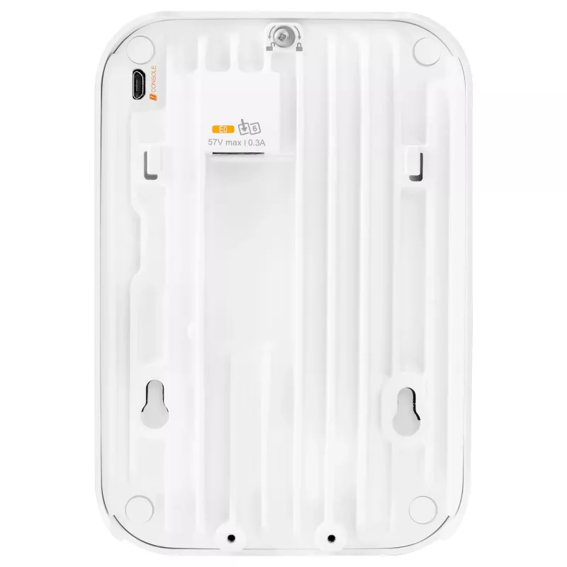 HPE Aruba Networking AP-605H RW 2-Radio 3-Band 2x2 Wi-Fi 6E 1+4 ETH PSE USB svetingumo prieigos taškas