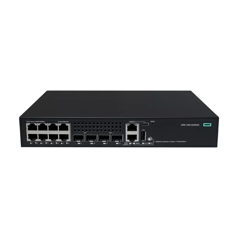 HPE Aruba Networking CW 2150 8G 2F 2P Switch EU