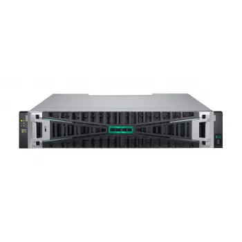 HPE Modular Smart Array 2070 16Gb Fibre Channel SFF Storage - 7 kartos - Hibridinis „Flash“ masyvas - 0 TB - 24 SFF lizdai - 2U montuojamas į stelažą