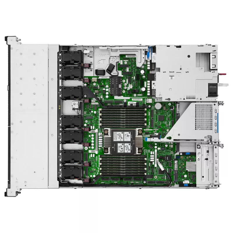 HPE ProLiant DL320 Gen12 1U stelažinis serveris, Intel Xeon 6505P 2.2GHz 12 branduolių, 64GB DDR5 RAM, 8 SFF Hot-Plug, MR408i-o, 2x1000W