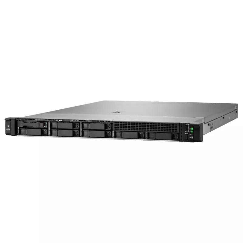 HPE ProLiant DL320 Gen12 1U stelažinis serveris, Intel Xeon 6505P 2.2GHz 12 branduolių, 64GB DDR5 RAM, 8 SFF Hot-Plug, MR408i-o, 2x1000W