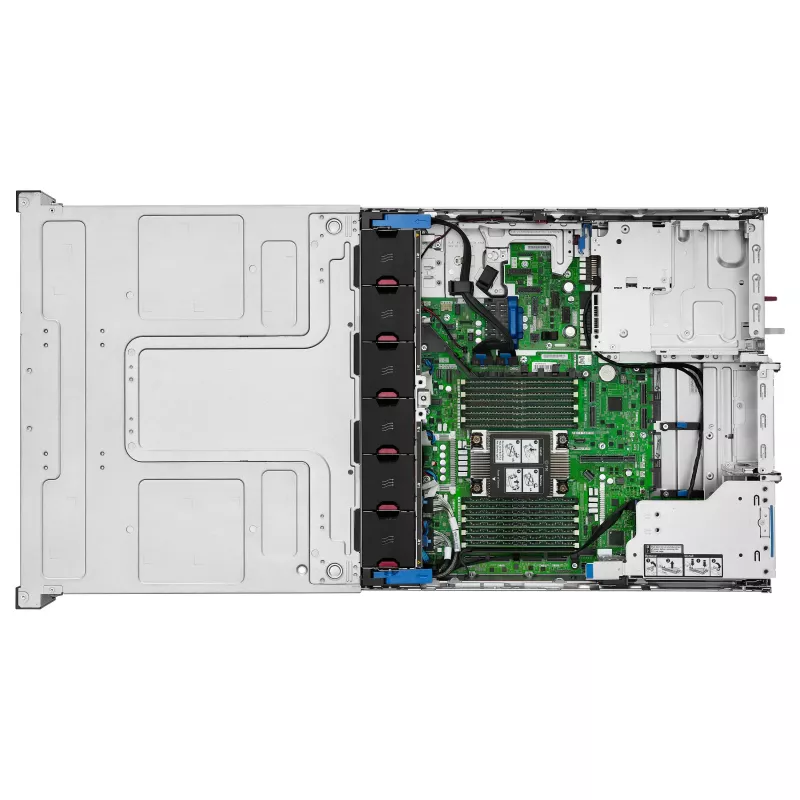 HPE ProLiant DL340 Gen12 2U Rack Server su Intel Xeon Gold 6505P, 64GB DDR5, 8 SFF lizdais, MR408i-o, dvigubas 1000W maitinimo šaltinis