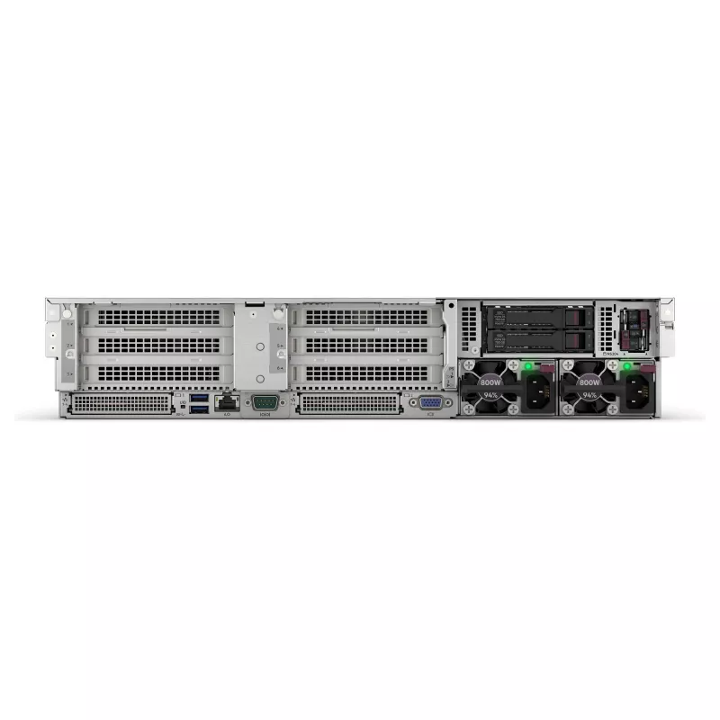 HPE ProLiant DL345 Gen11 serveris - 2U stelažinis, AMD EPYC 9115 2.6GHz 16 branduolių, 64GB RAM, 8 SFF Hot-Plug, MR416i-p, du 1000W PSU