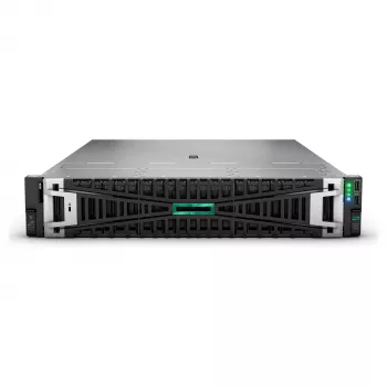 HPE ProLiant DL345 Gen11 serveris - 2U stelažinis, AMD EPYC 9115 2.6GHz 16 branduolių, 64GB RAM, 8 SFF Hot-Plug, MR416i-p, du 1000W PSU