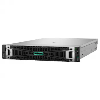 HPE ProLiant DL380 Gen12 serveris, Intel Xeon 6505P 2.2GHz 12 branduolių, 64GB DDR5 RAM, 8 SFF karšto keitimo lizdai, MR408i-o valdiklis, 2x1000W redundantiškas maitinimo šaltinis, 2U stovas