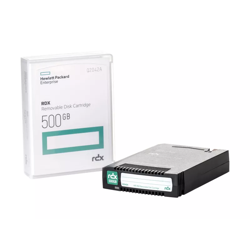 HPE RDX 500 GB / 1 TB keičiamasis diskų kasetė Q2042A